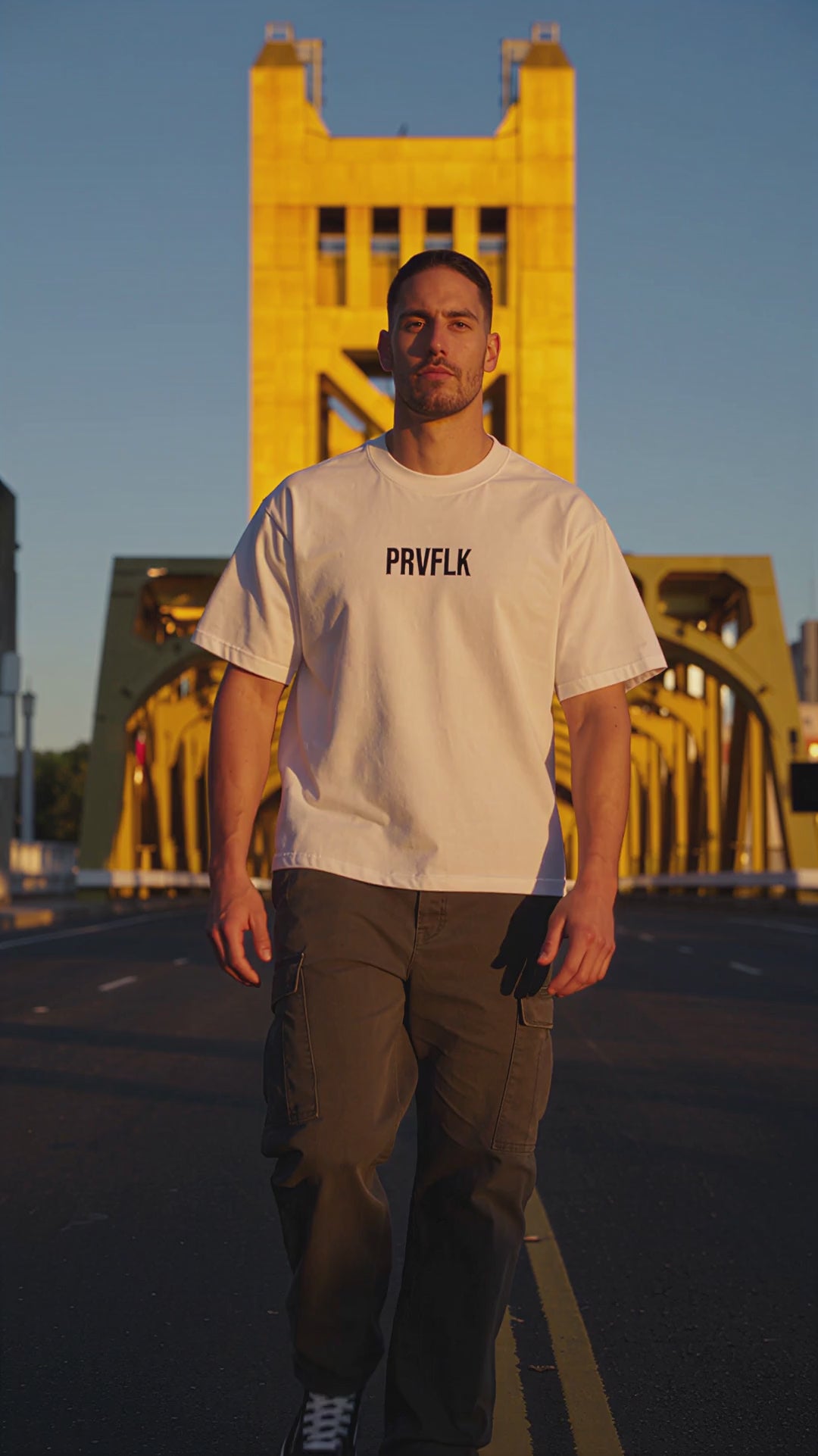 PRVFLK Sacramento Heavyweight T-Shirt – White