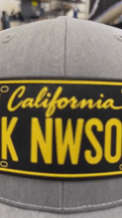 FK NWSOM California Leather Patch Trucker Hat