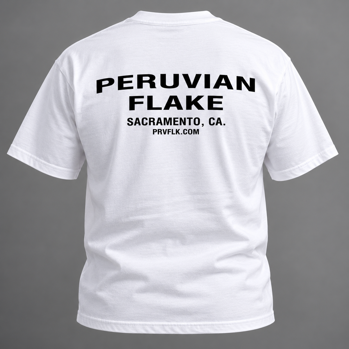 PRVFLK Sacramento Heavyweight T-Shirt – White
