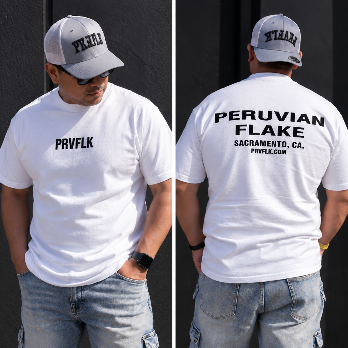 PRVFLK Sacramento Heavyweight T-Shirt – White